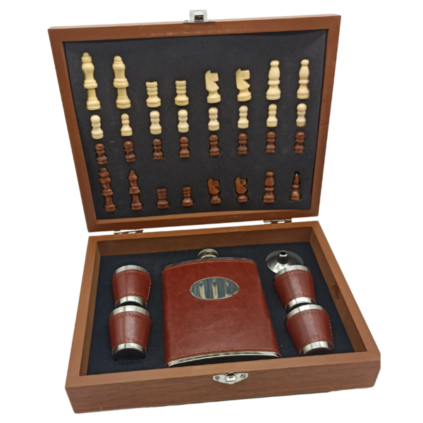 Juego Whiskera Ajedrez 4 Copas
